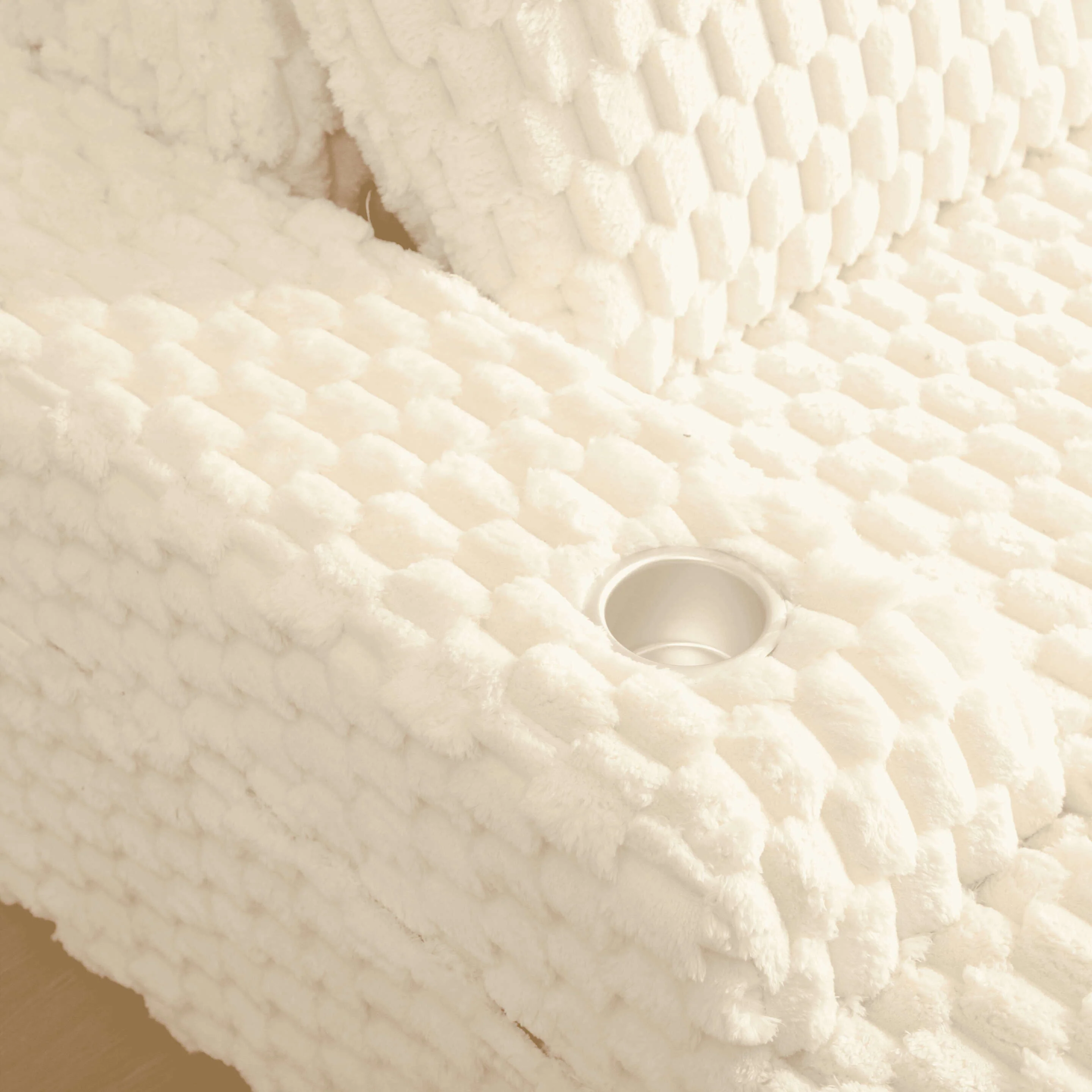 74.8" Oversize Corduroy Double Lounge Chaise Sofa Bed - Image 5