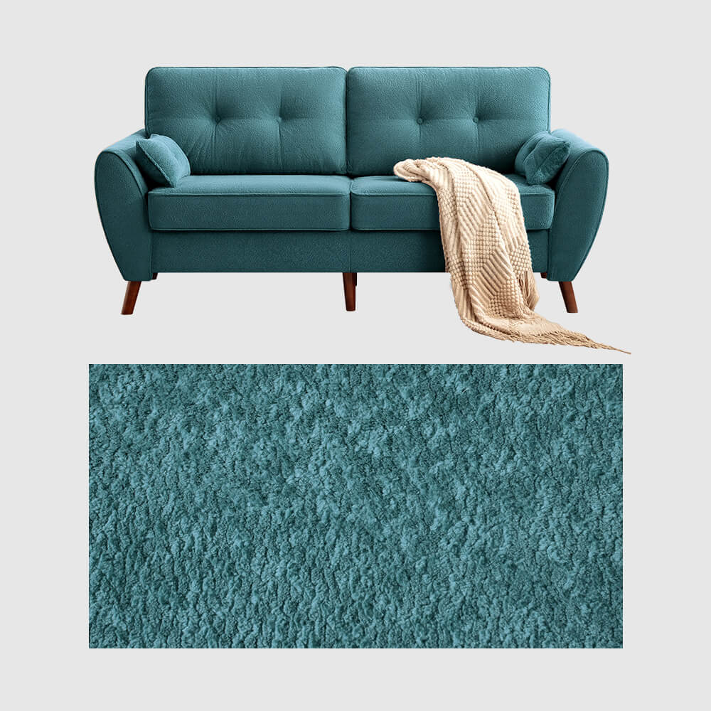 75.5" Wide Modern Loveseat Sofa with Solid Wood Legs - Image 20