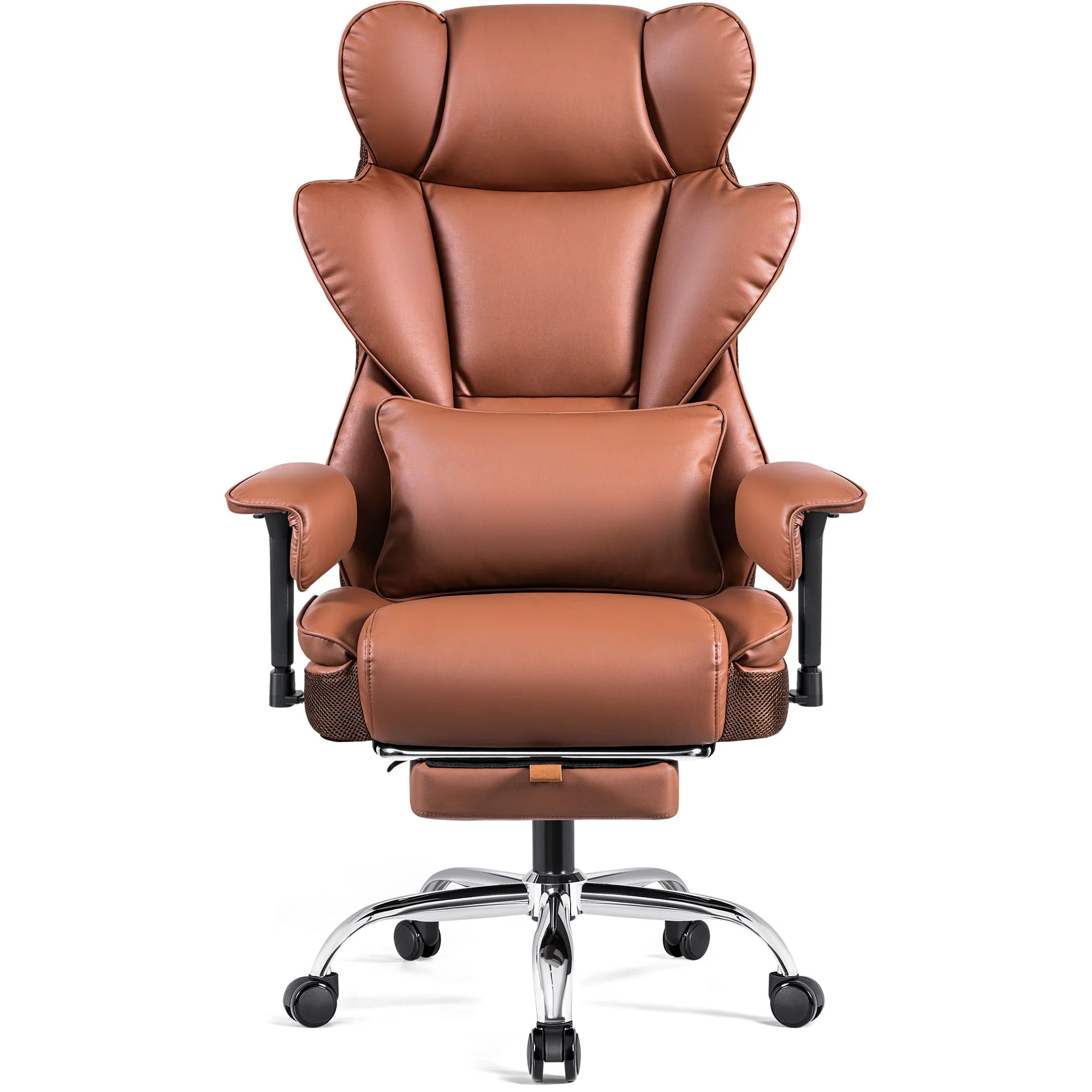 Big and Tall Leather Executive Back Support Office Chair - Image 19