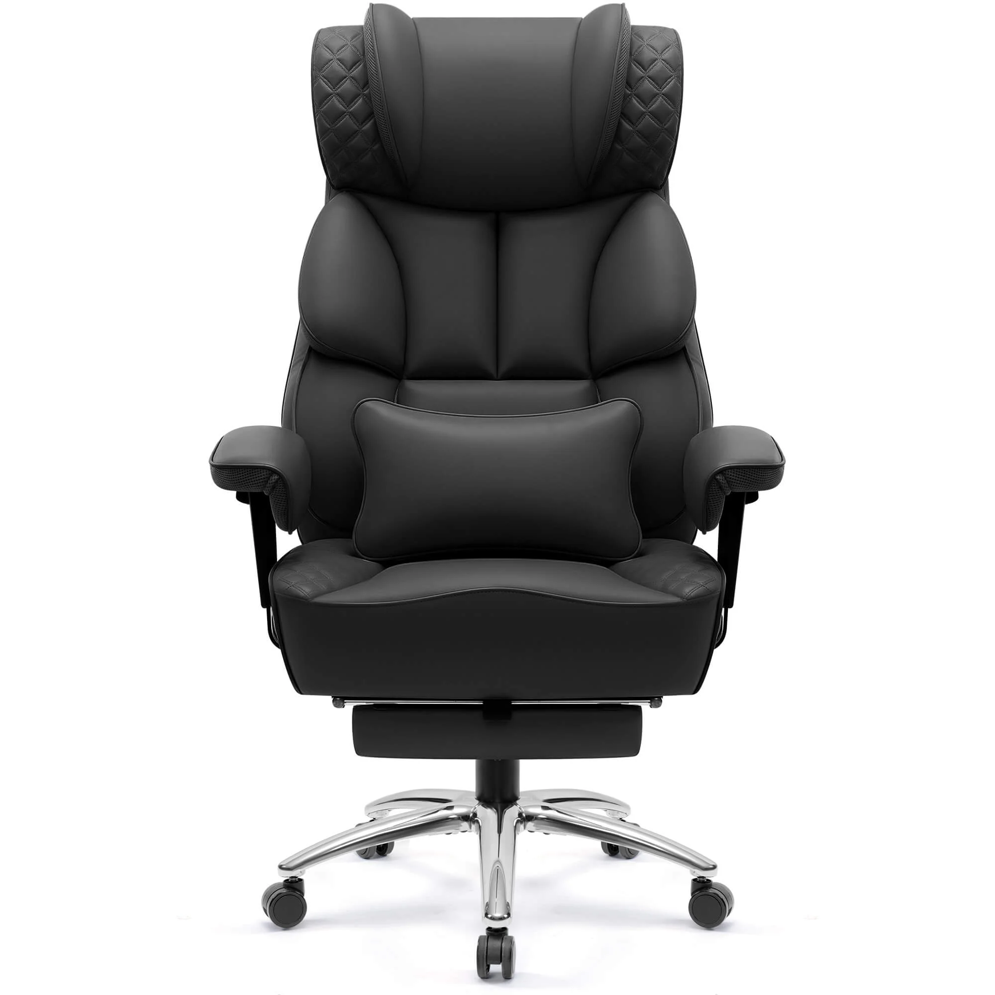 Big and Tall Leather Executive Back Support Office Chair - Image 23