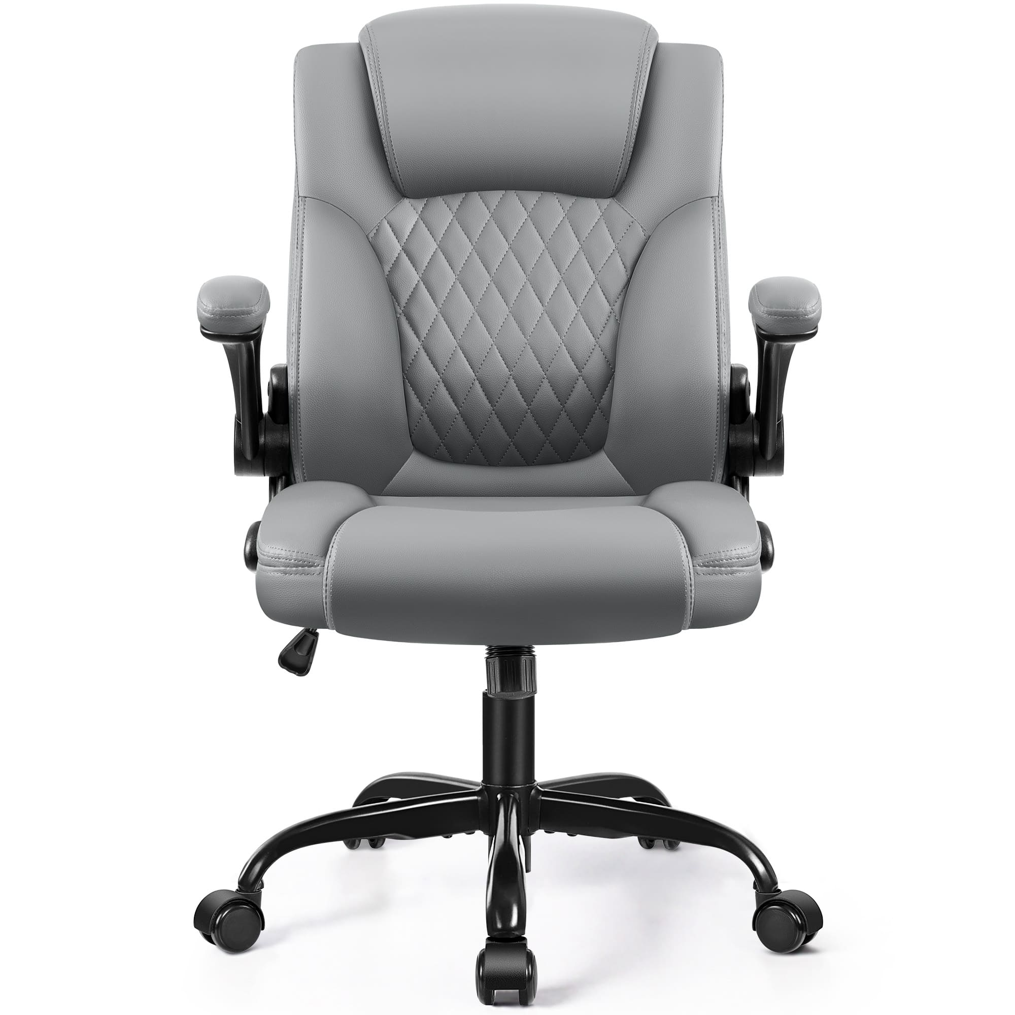 Big and Tall Leather Executive Back Support Office Chair 245 - Image 3