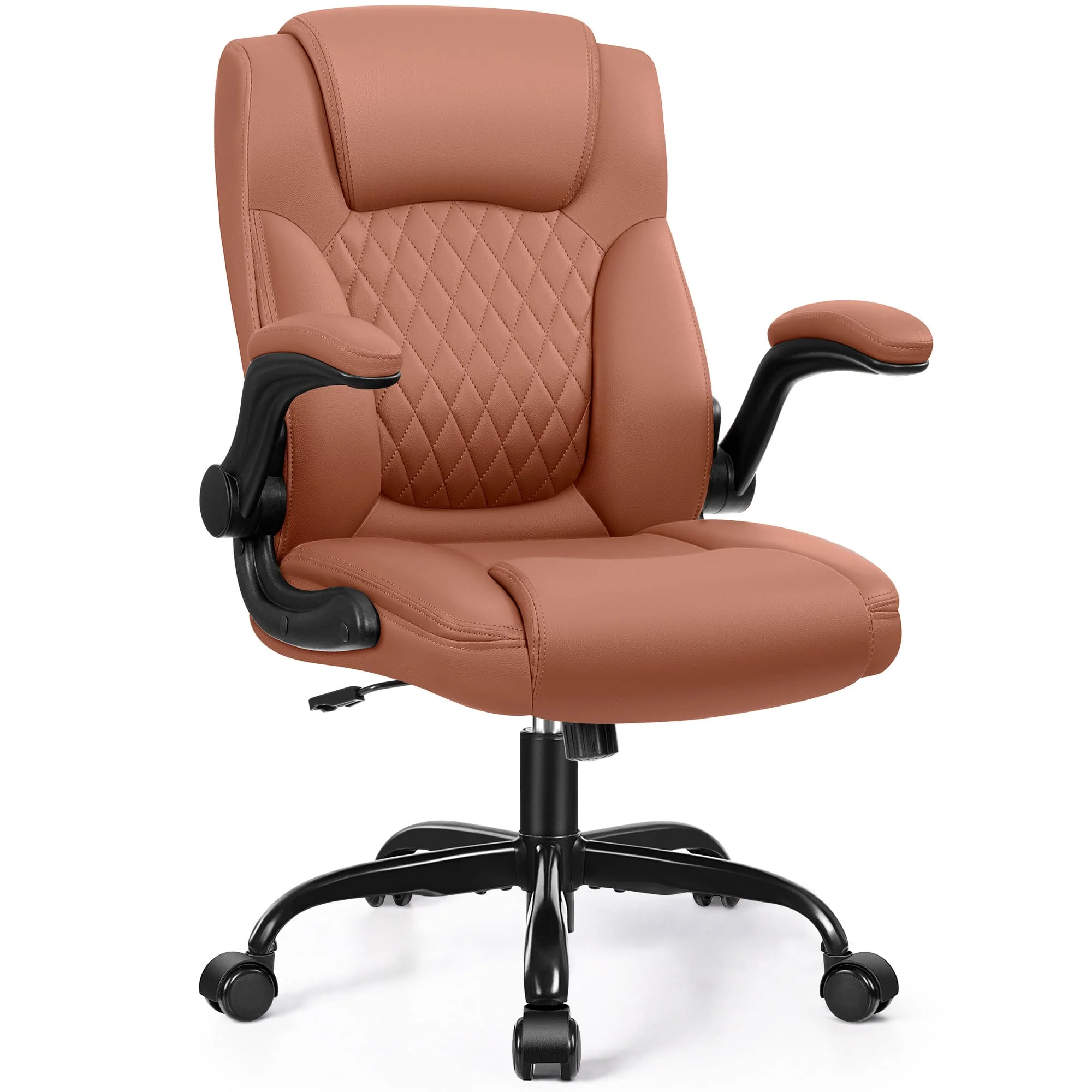 Big and Tall Leather Executive Back Support Office Chair 245 - Image 4