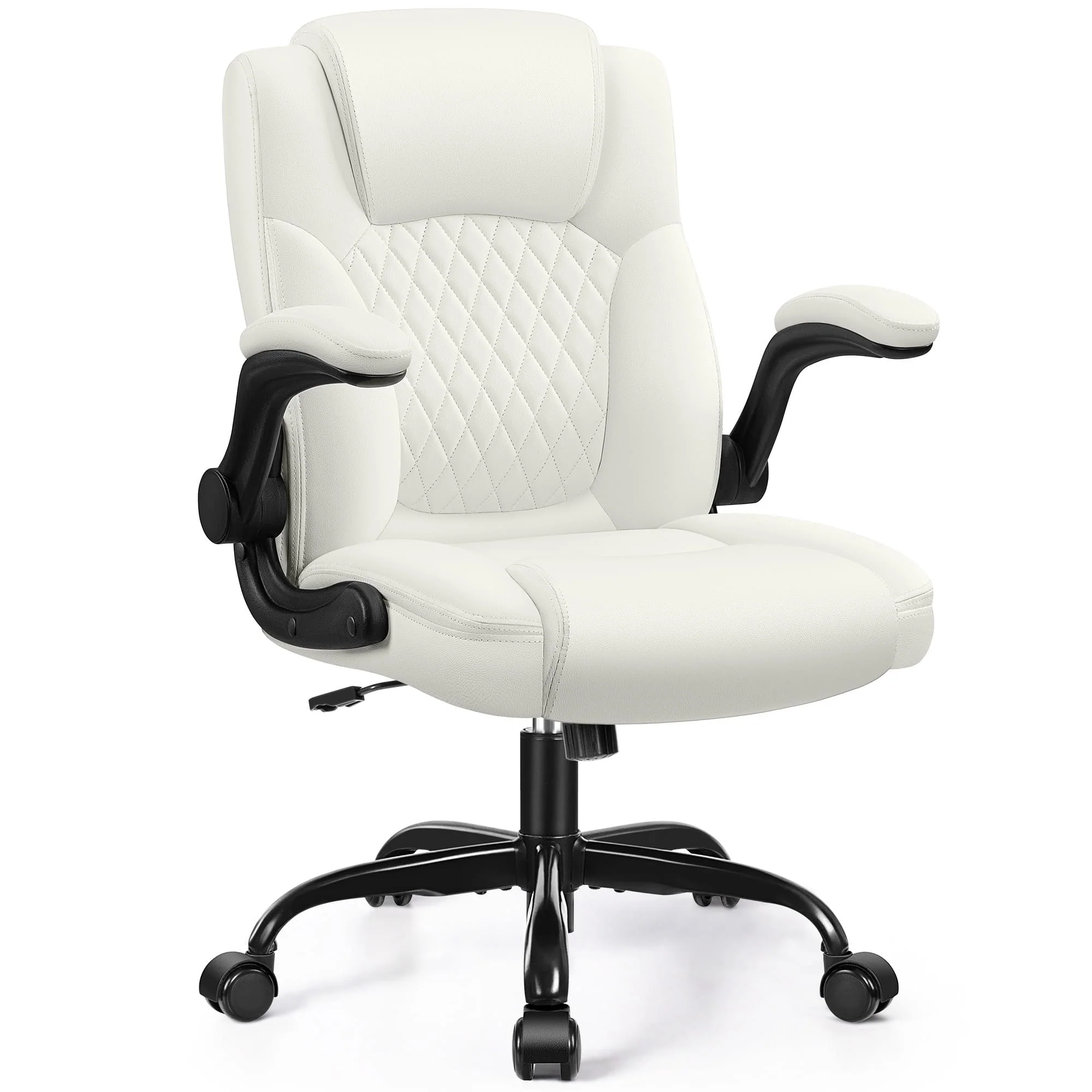 Big and Tall Leather Executive Back Support Office Chair 245 - Image 5