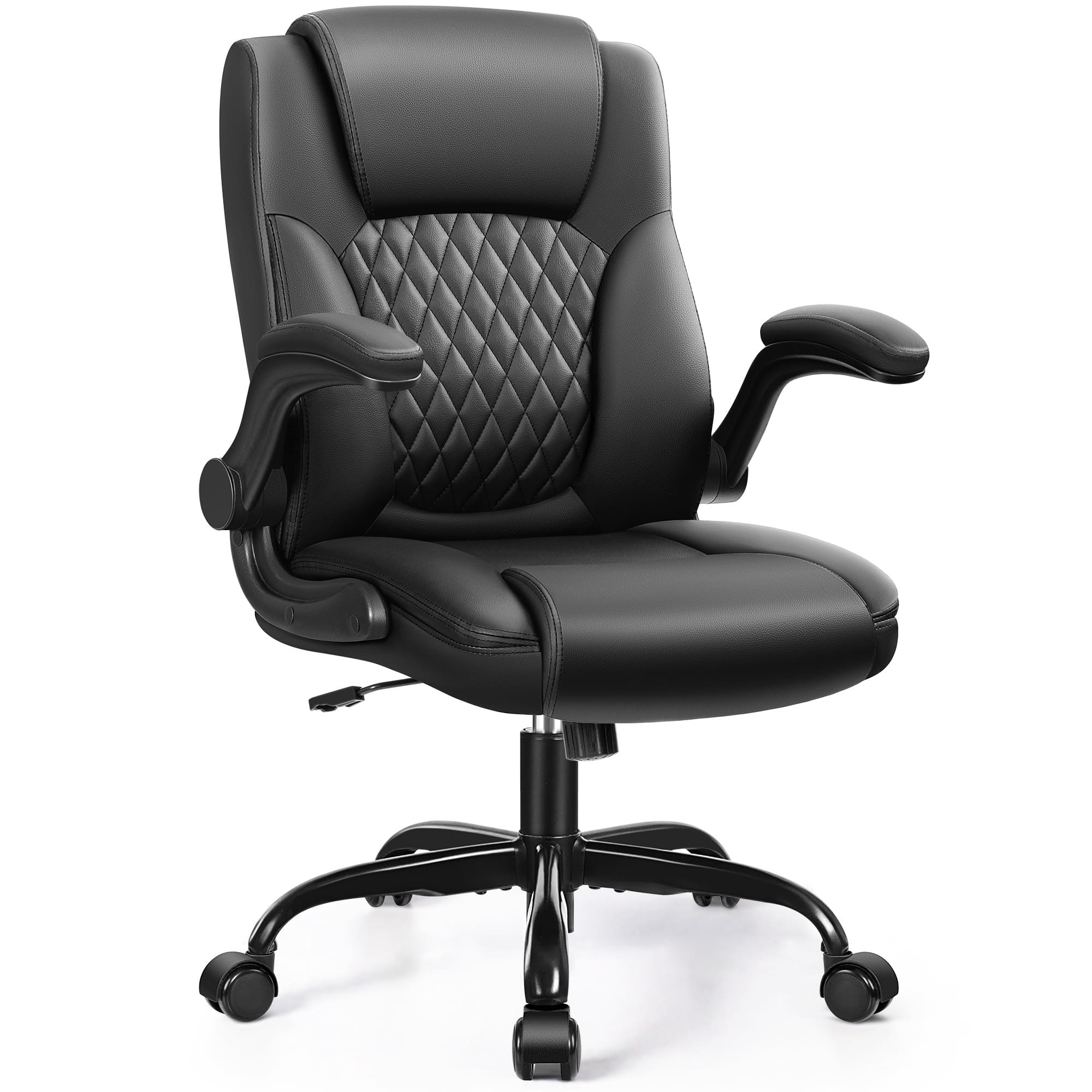 Big and Tall Leather Executive Back Support Office Chair 245 - Image 6
