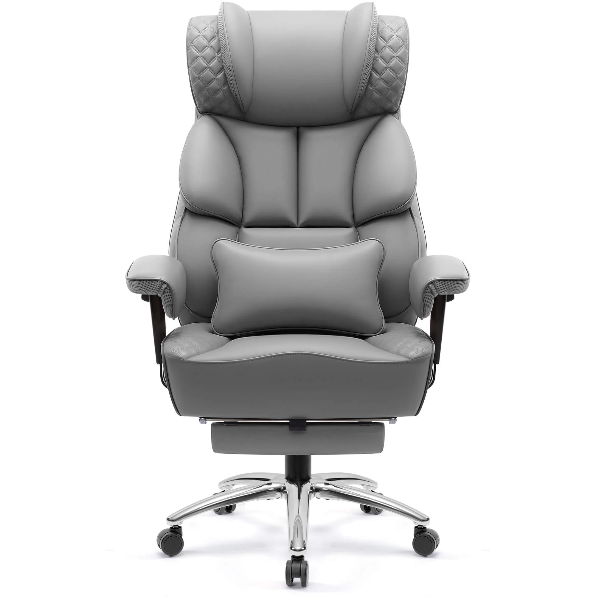 Big and Tall Leather Executive Back Support Office Chair - Image 25