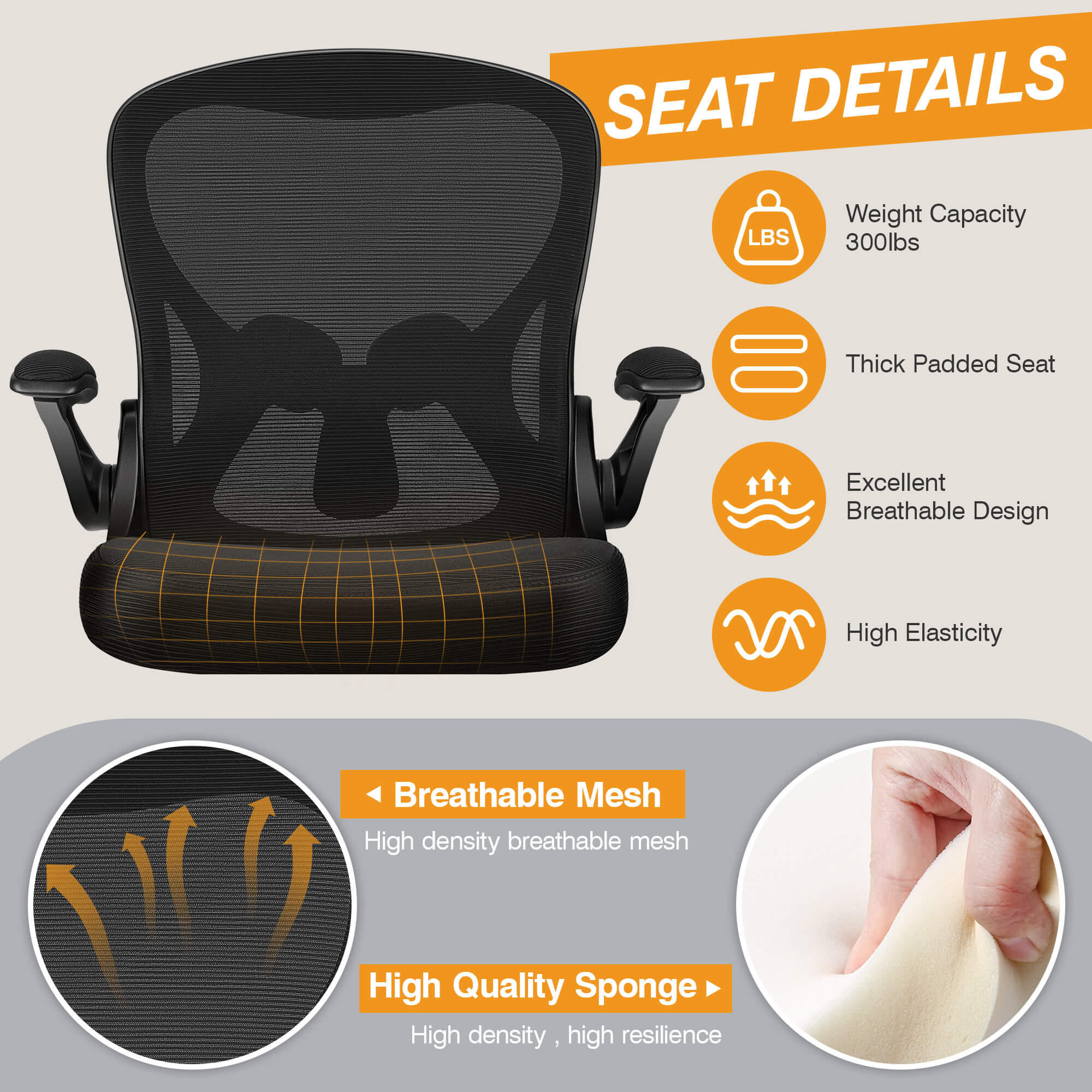 Ergonomic Drafting Chair 935-Z - Image 5