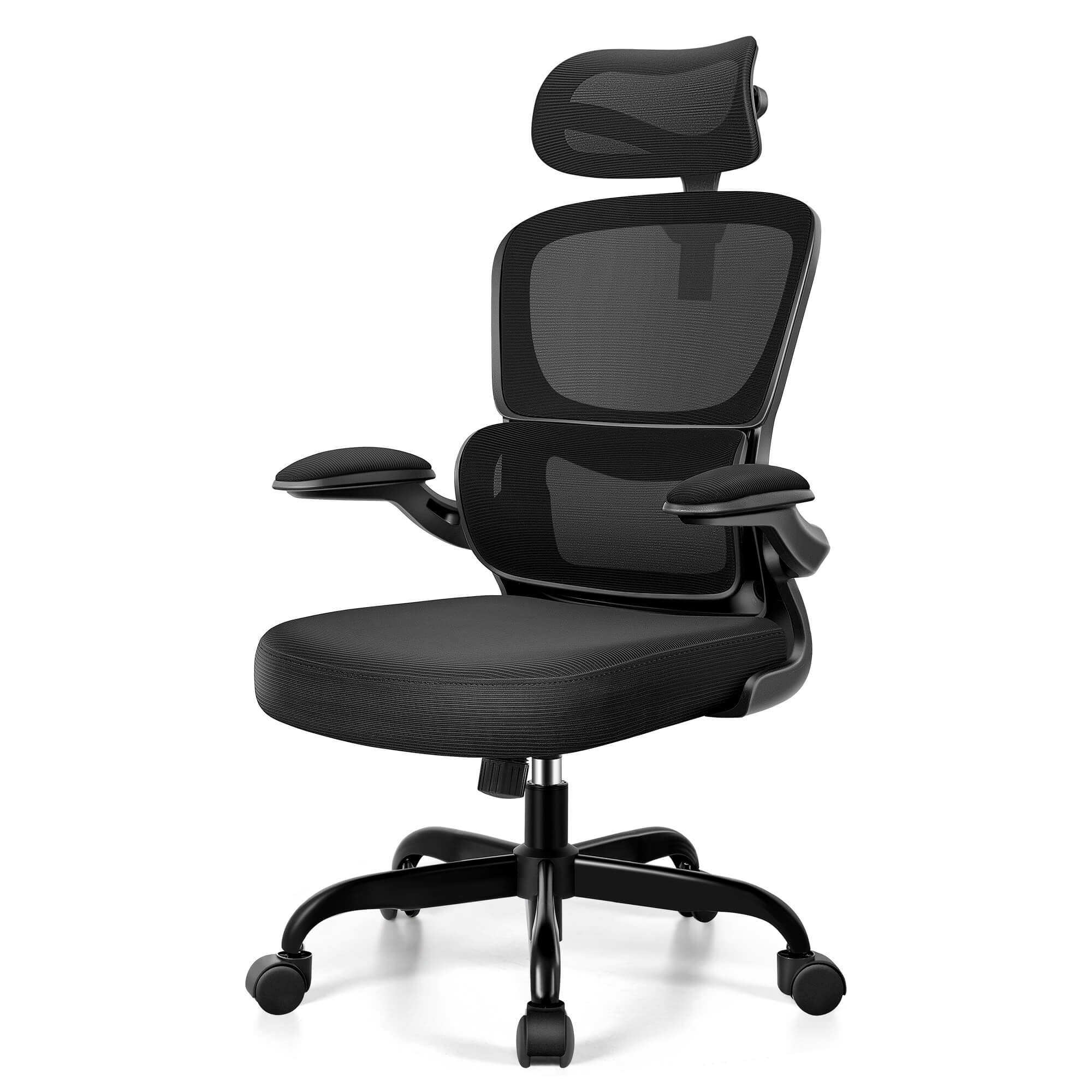 Ergonomic Office Chair with Lumbar Support and Adjustable Armrests 2202 - Image 5