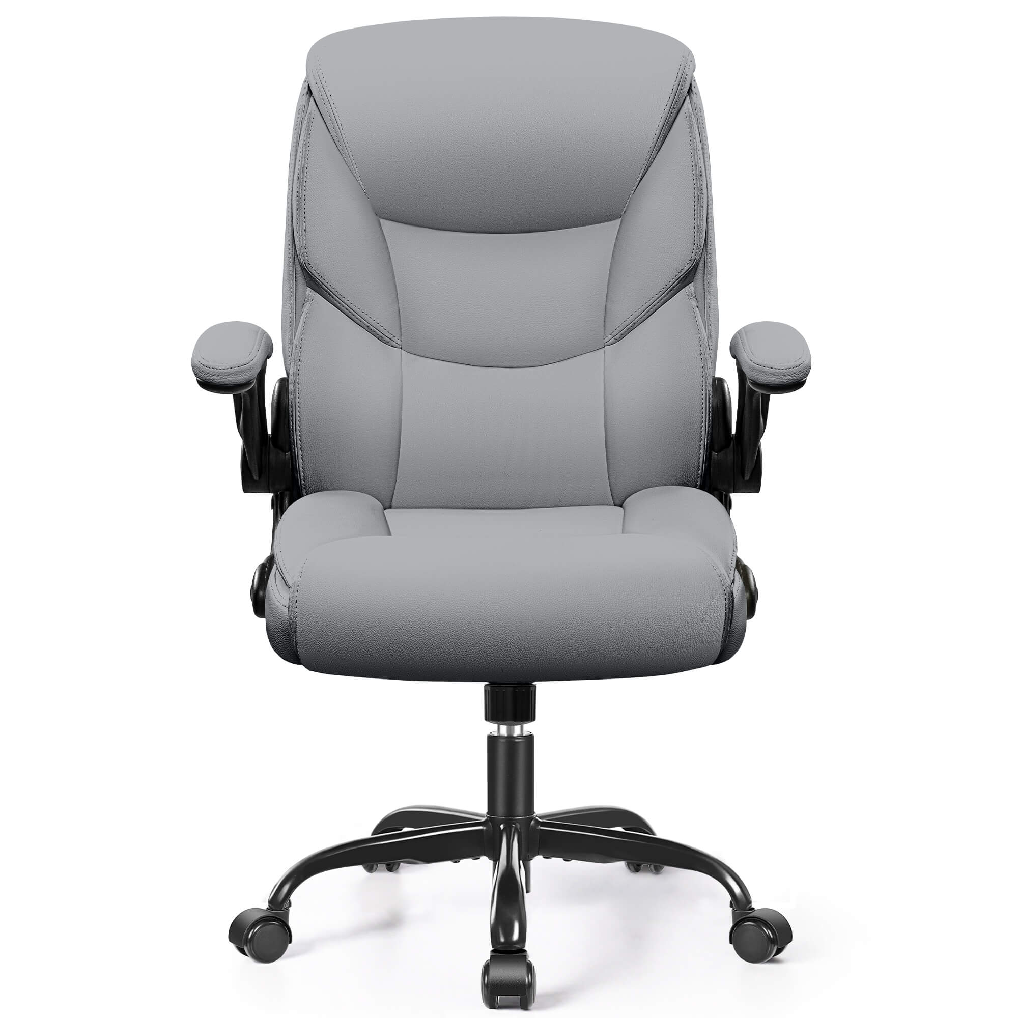Ergonomic PU Office Chair with Flip-Up Arms & Adjustable Height MP260 - Image 11