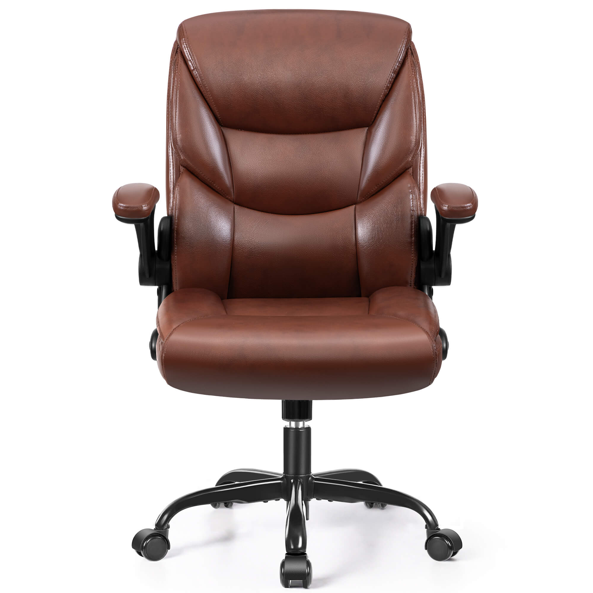 Ergonomic PU Office Chair with Flip-Up Arms & Adjustable Height MP260 - Image 13
