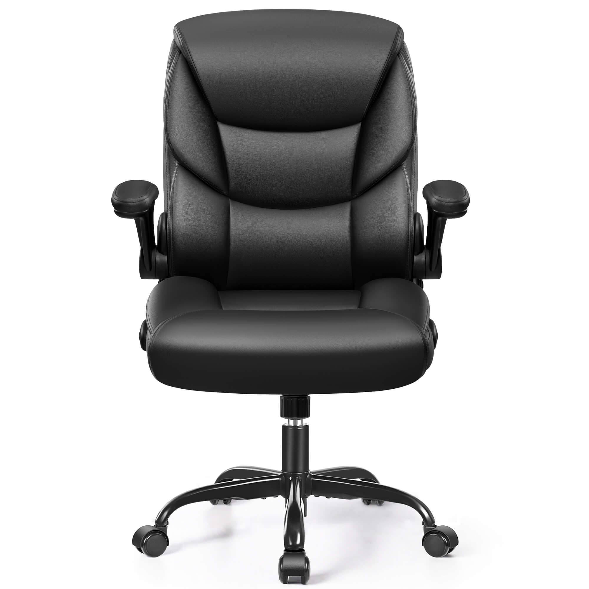 Ergonomic PU Office Chair with Flip-Up Arms & Adjustable Height MP260 - Image 7