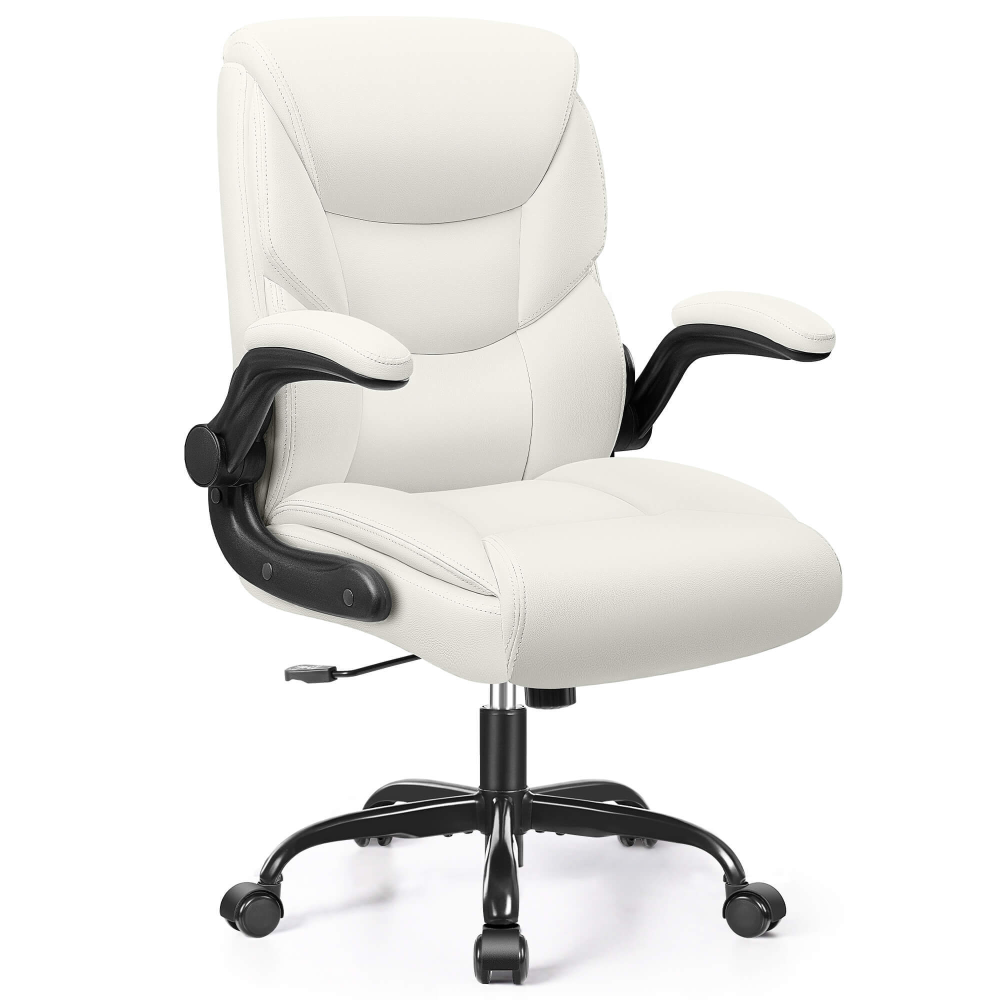 Ergonomic PU Office Chair with Flip-Up Arms & Adjustable Height MP260 - Image 8