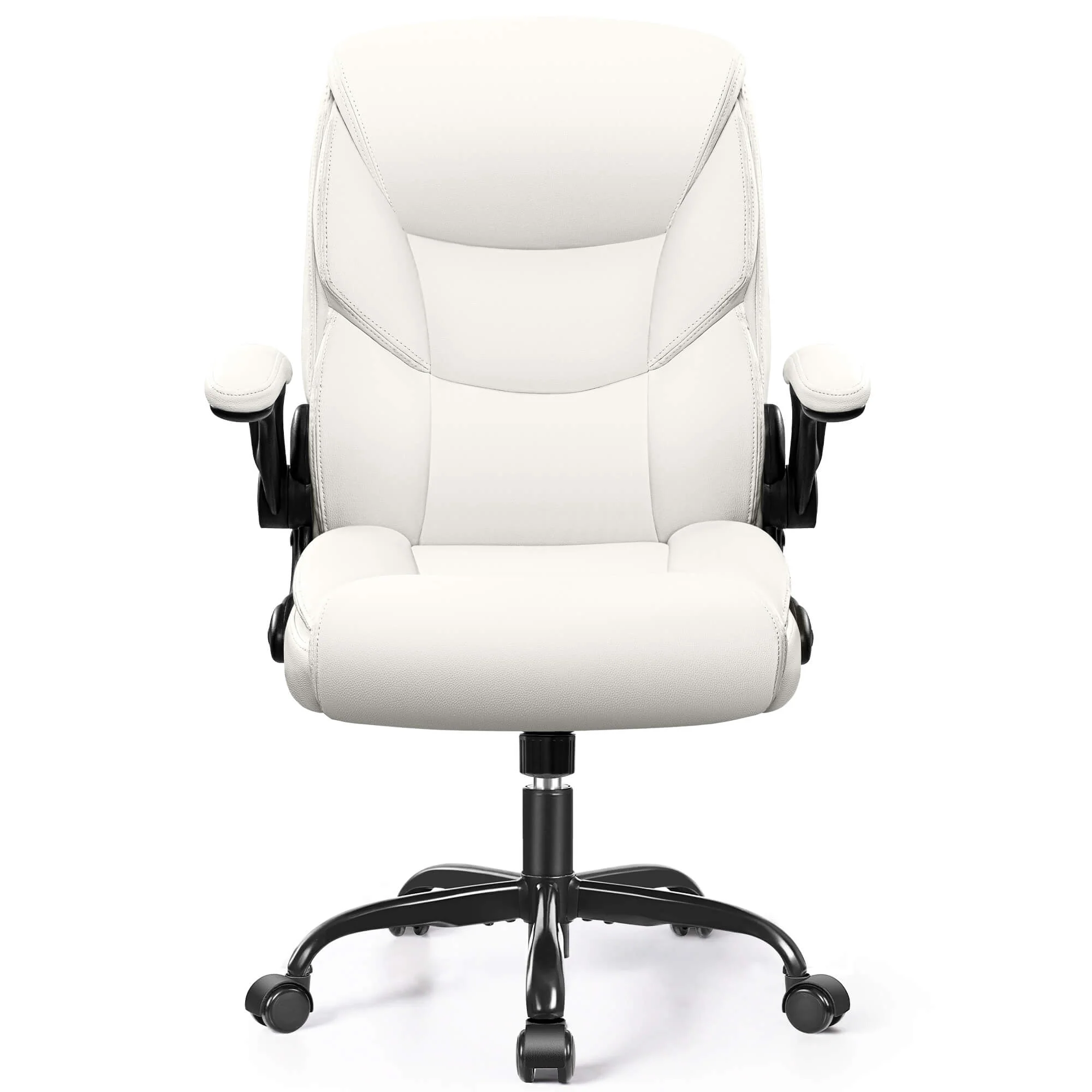 Ergonomic PU Office Chair with Flip-Up Arms & Adjustable Height MP260 - Image 9