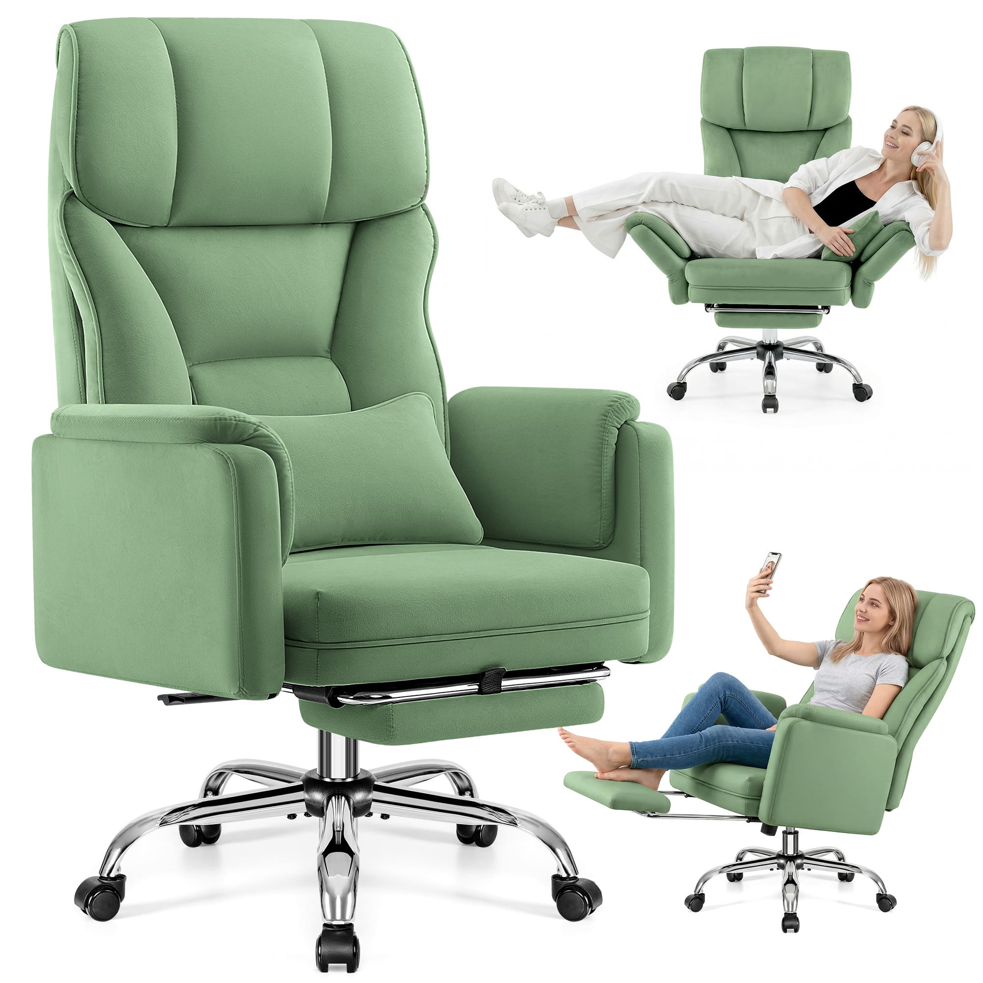 Big and Tall Executive Office Chair with Ergonomic Lumbar Support 6088 - Image 14