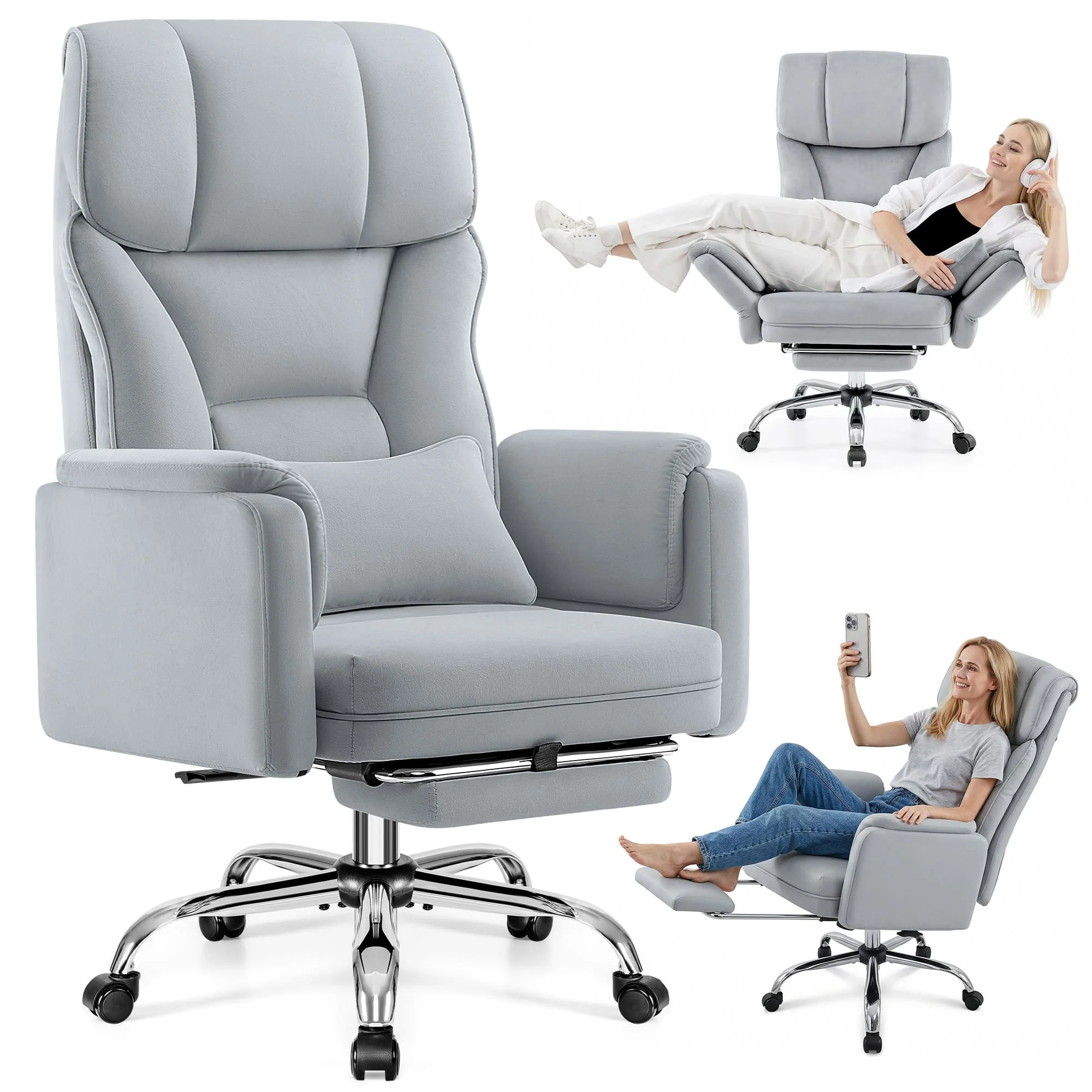 Big and Tall Executive Office Chair with Ergonomic Lumbar Support 6088 - Image 19