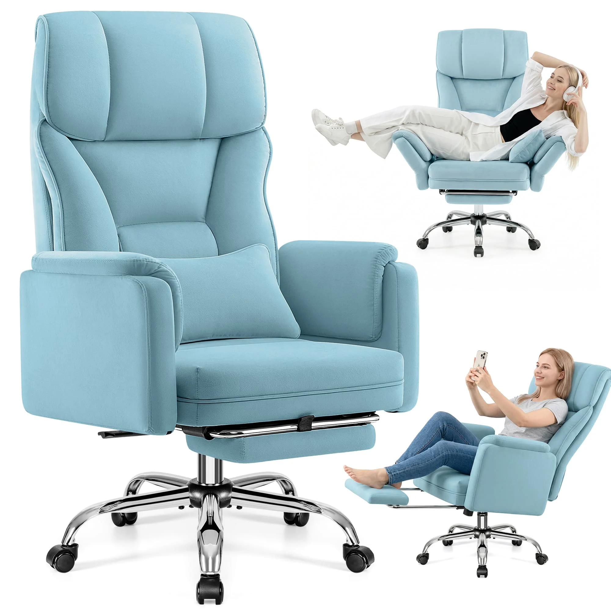 Big and Tall Executive Office Chair with Ergonomic Lumbar Support 6088 - Image 28