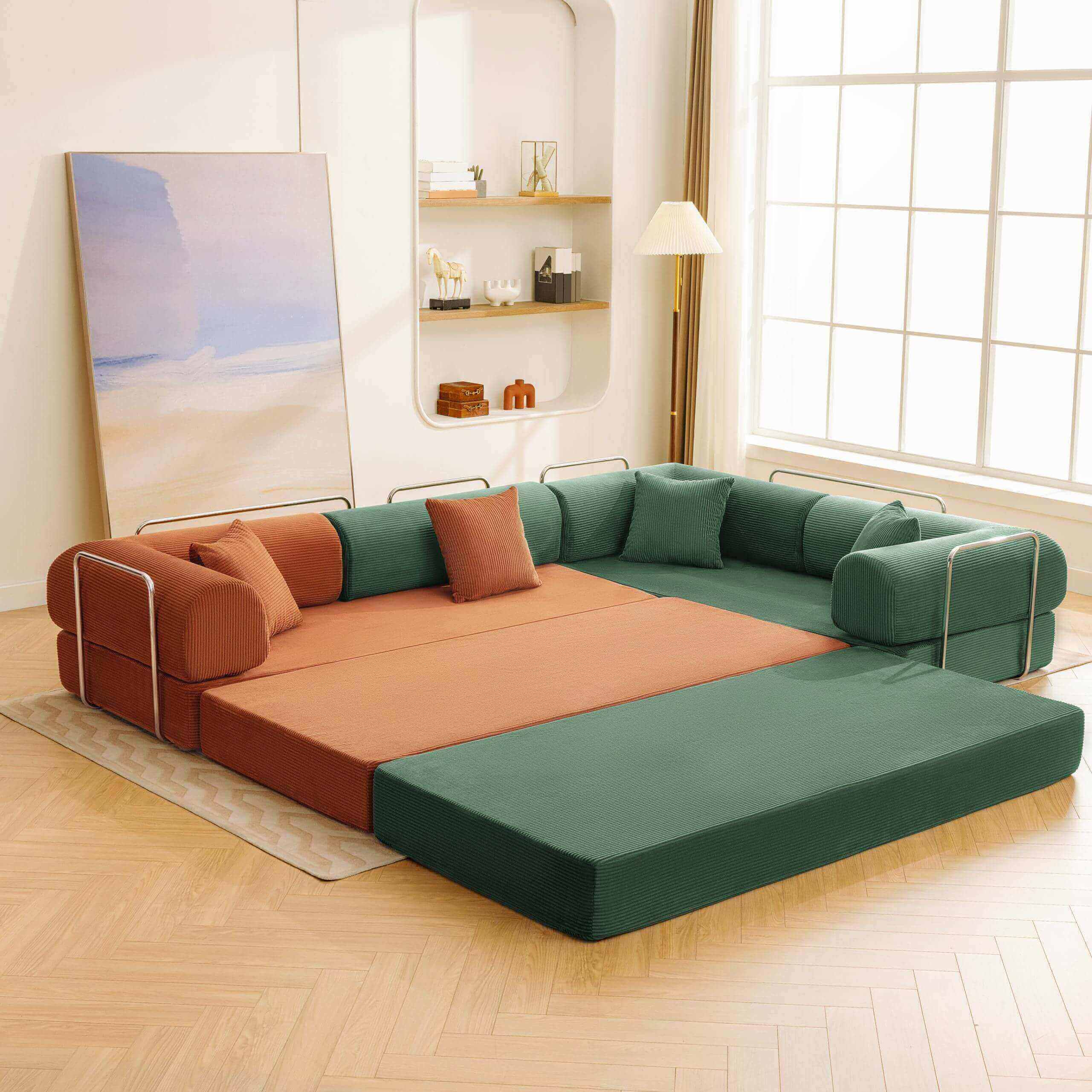 Combination Sofa High Rebound Density Sponge Sofa Couch - Image 4