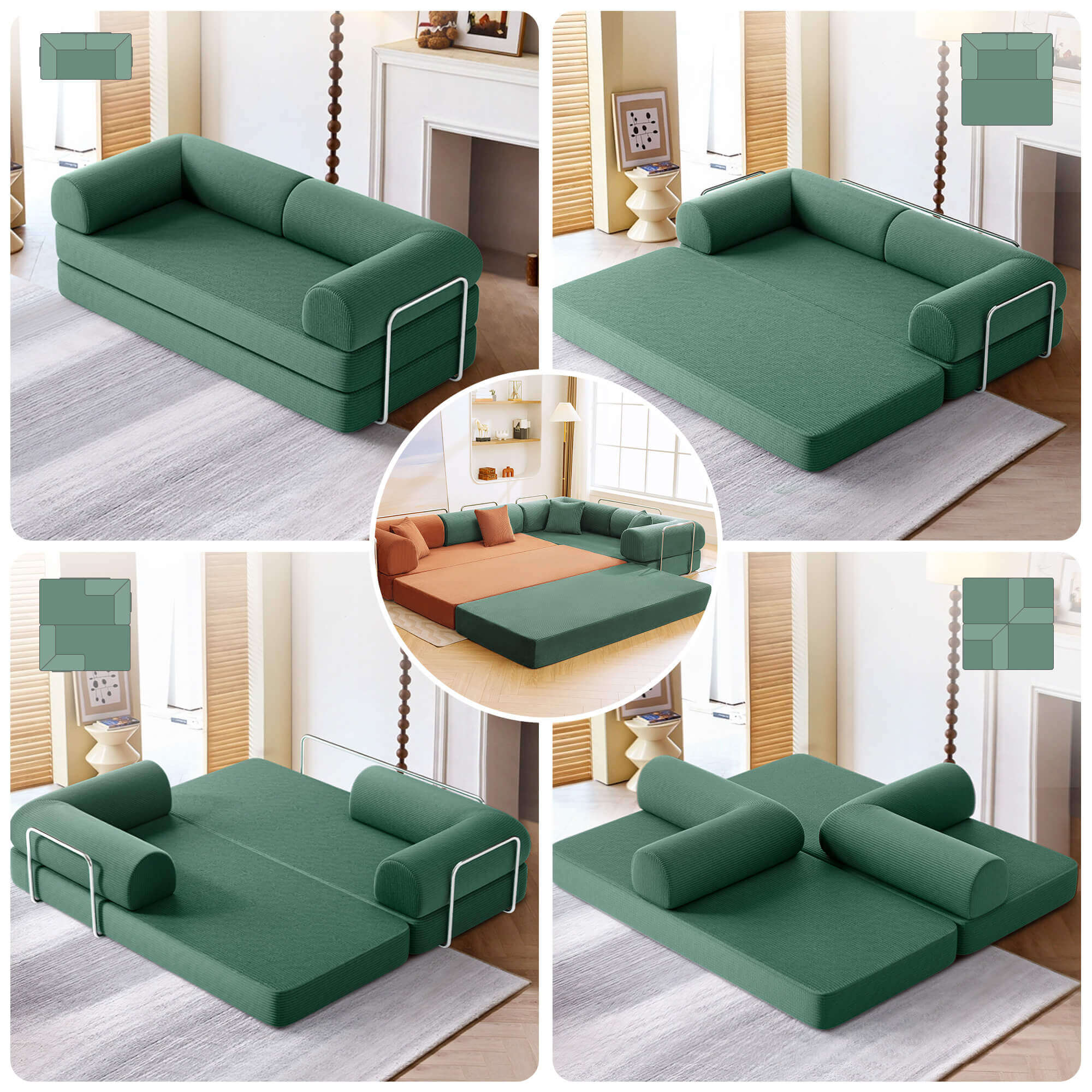 Combination Sofa High Rebound Density Sponge Sofa Couch - Image 8
