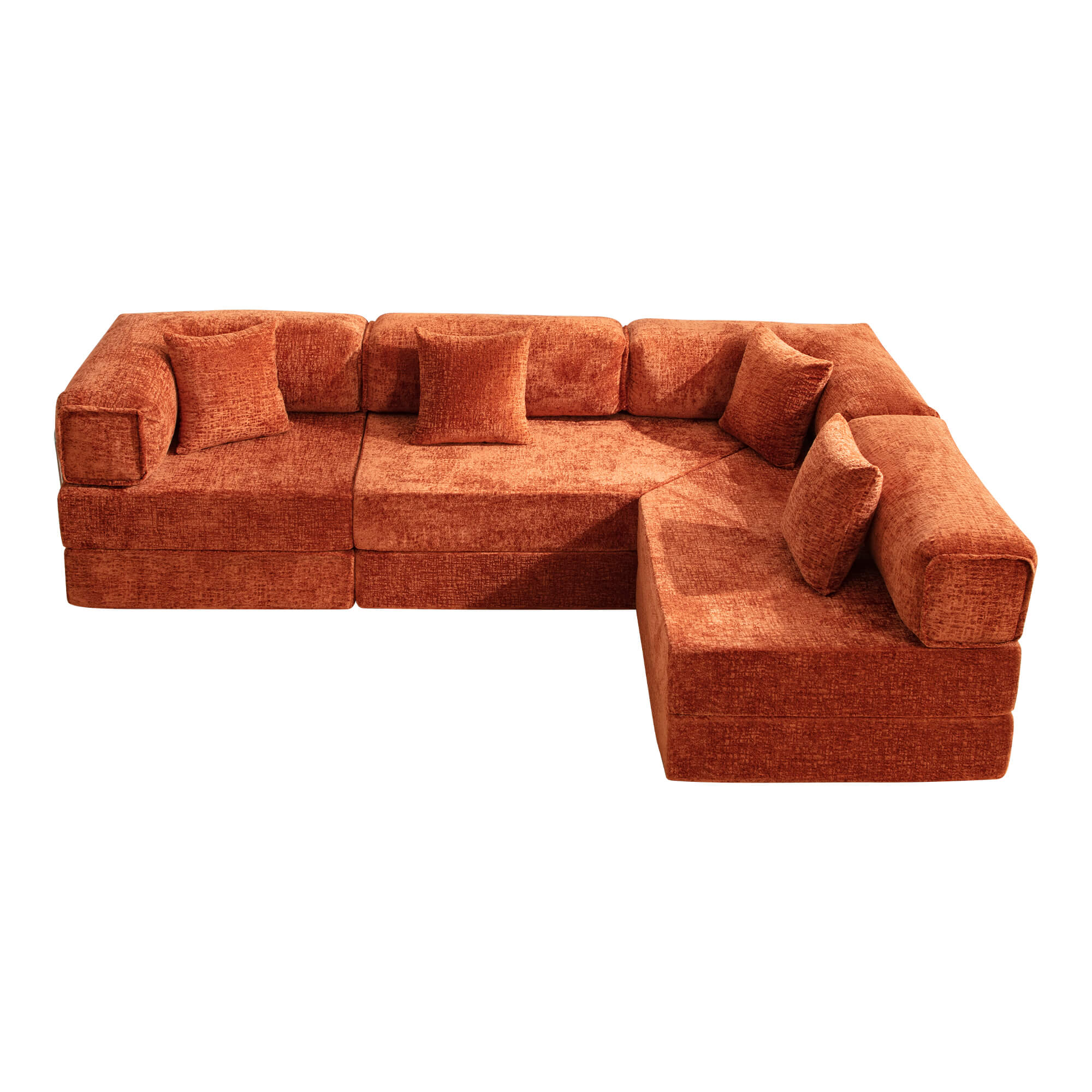 L-Shaped 106.3" W Modular Sectional Sofa Couch - Image 15