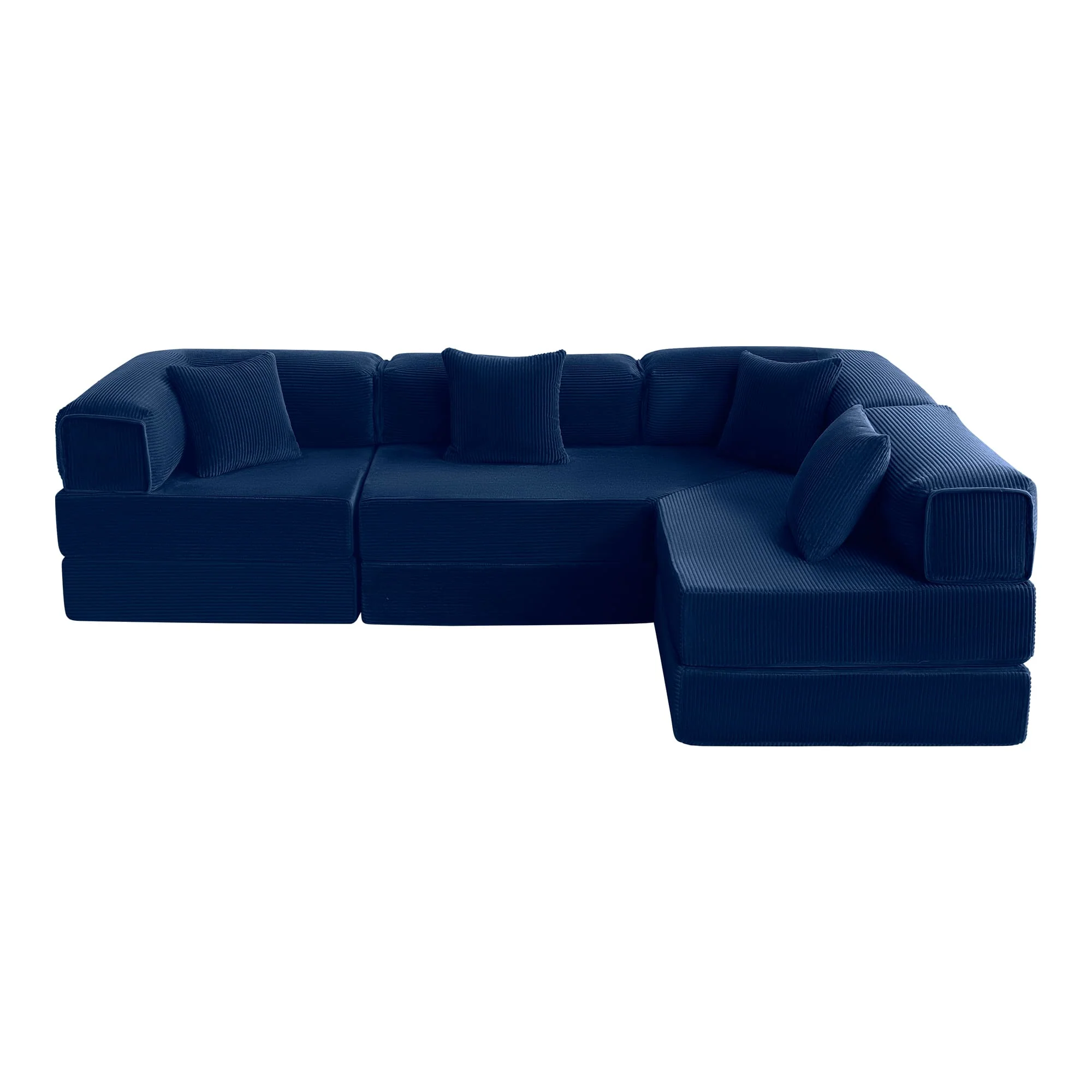 L-Shaped 106.3" W Modular Sectional Sofa Couch - Image 16