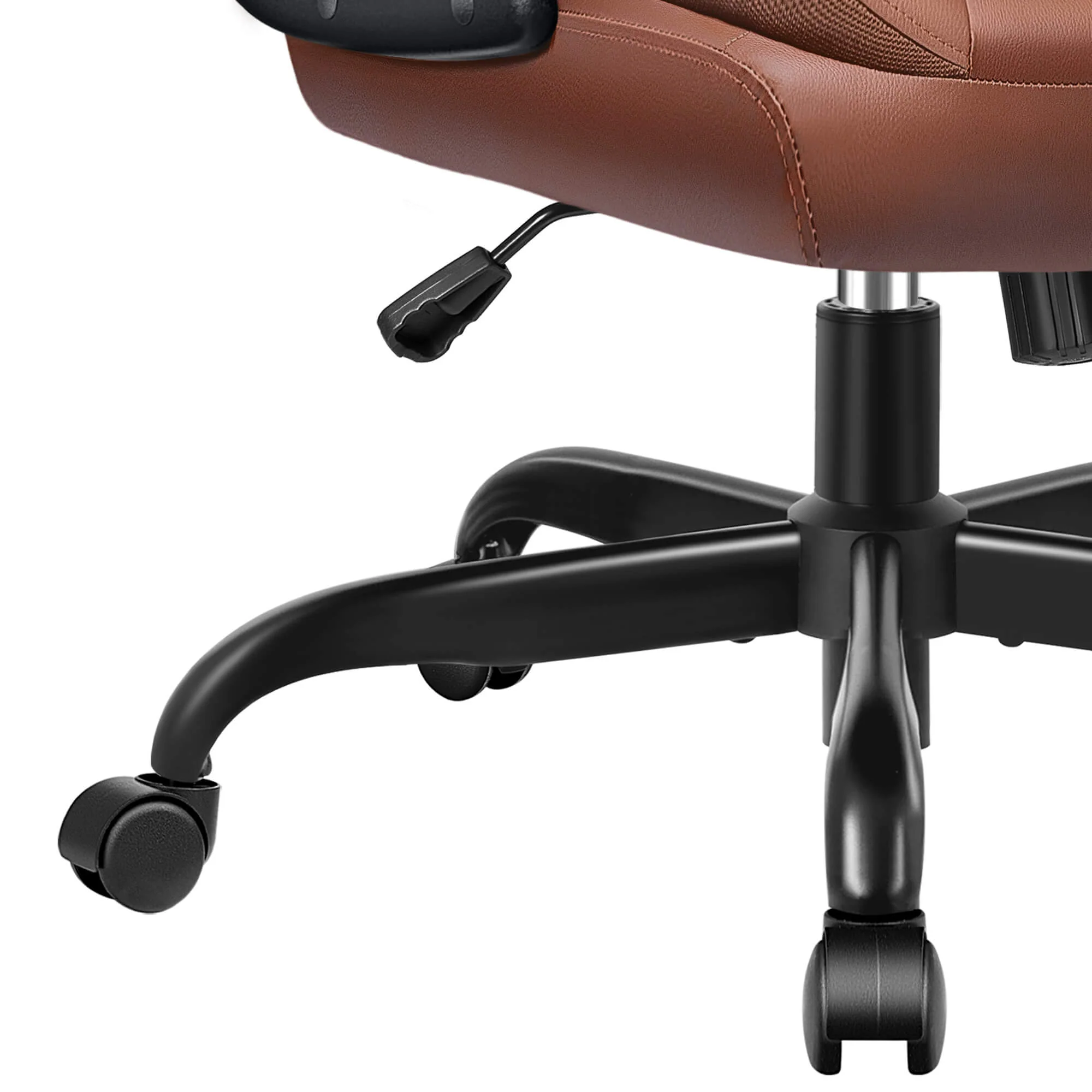 Mid-Back Leather Ergonomic Executive Office Chair with Lumbar Support 688 - Image 10