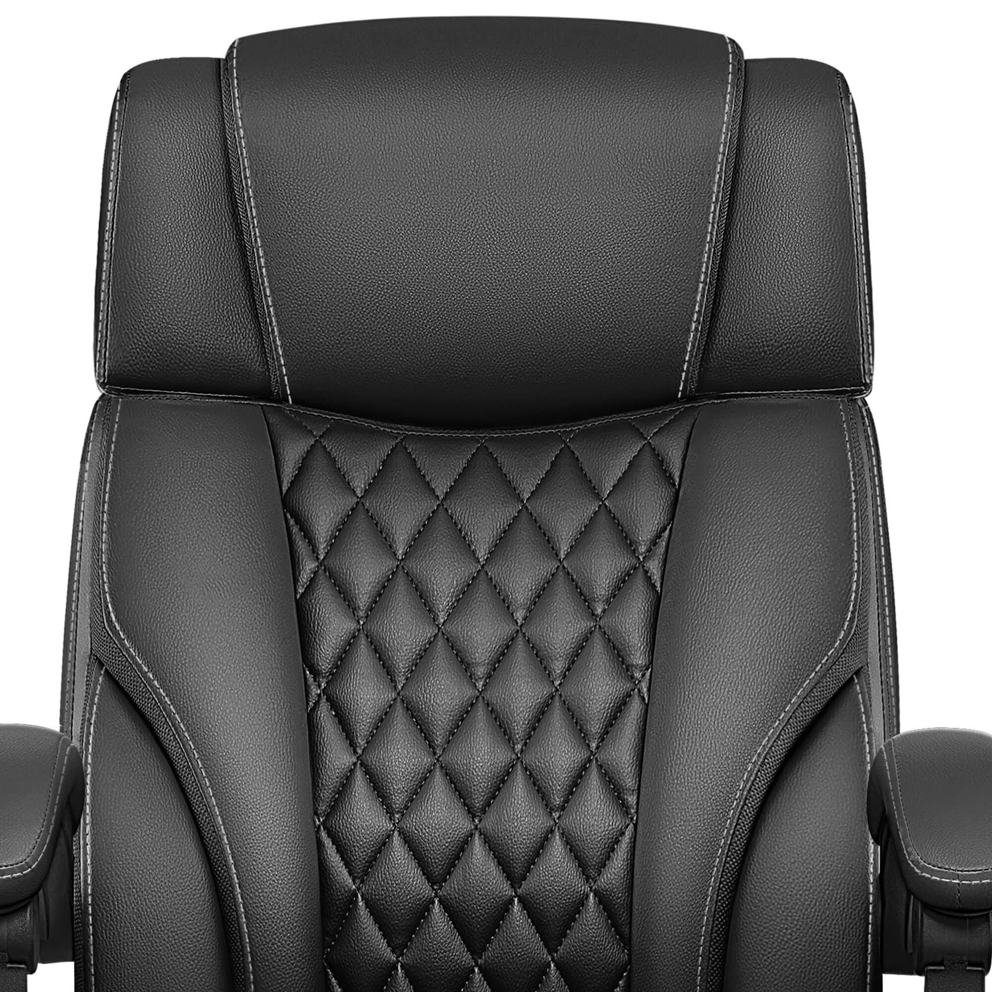 Mid-Back Leather Ergonomic Executive Office Chair with Lumbar Support 688 - Image 16