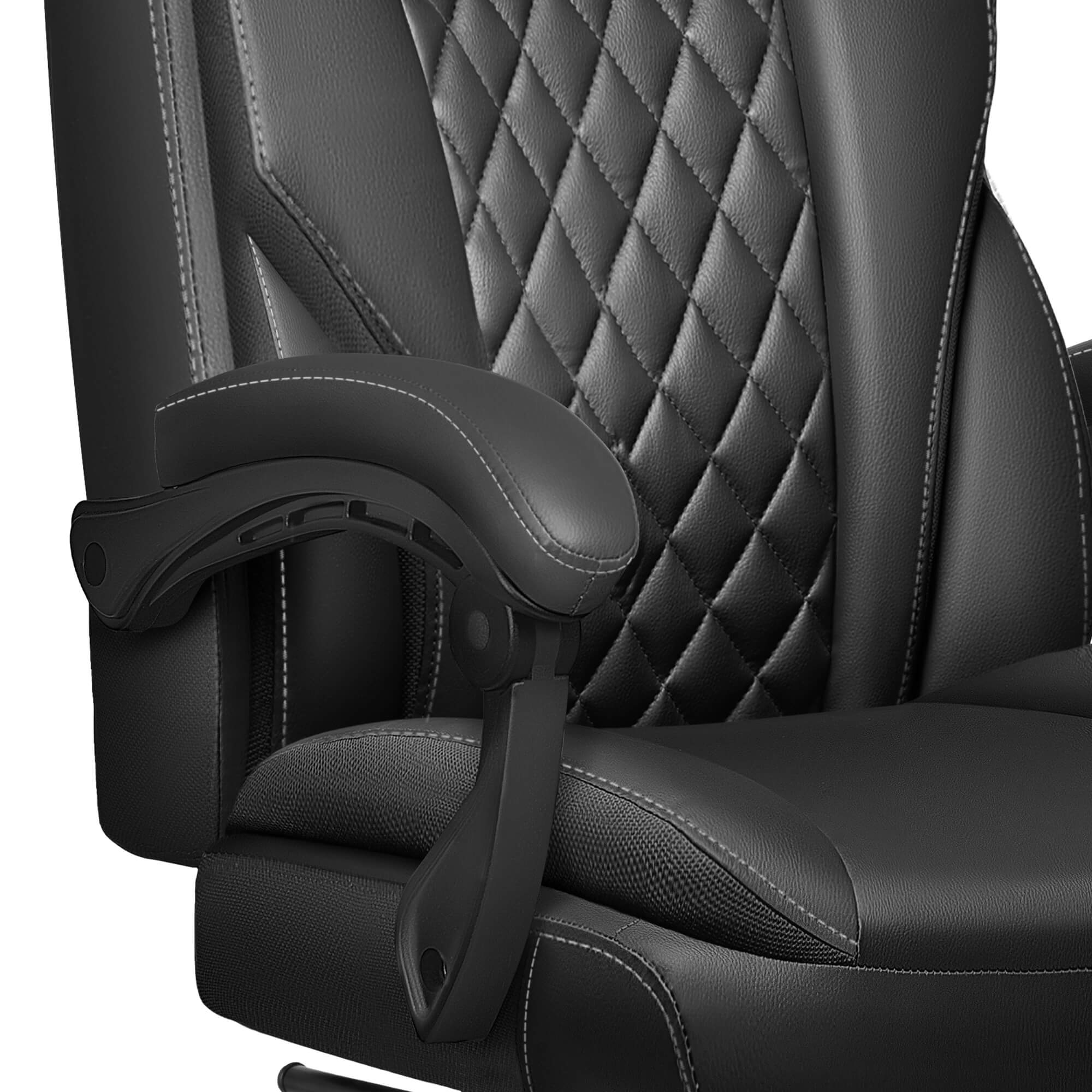 Mid-Back Leather Ergonomic Executive Office Chair with Lumbar Support 688 - Image 17