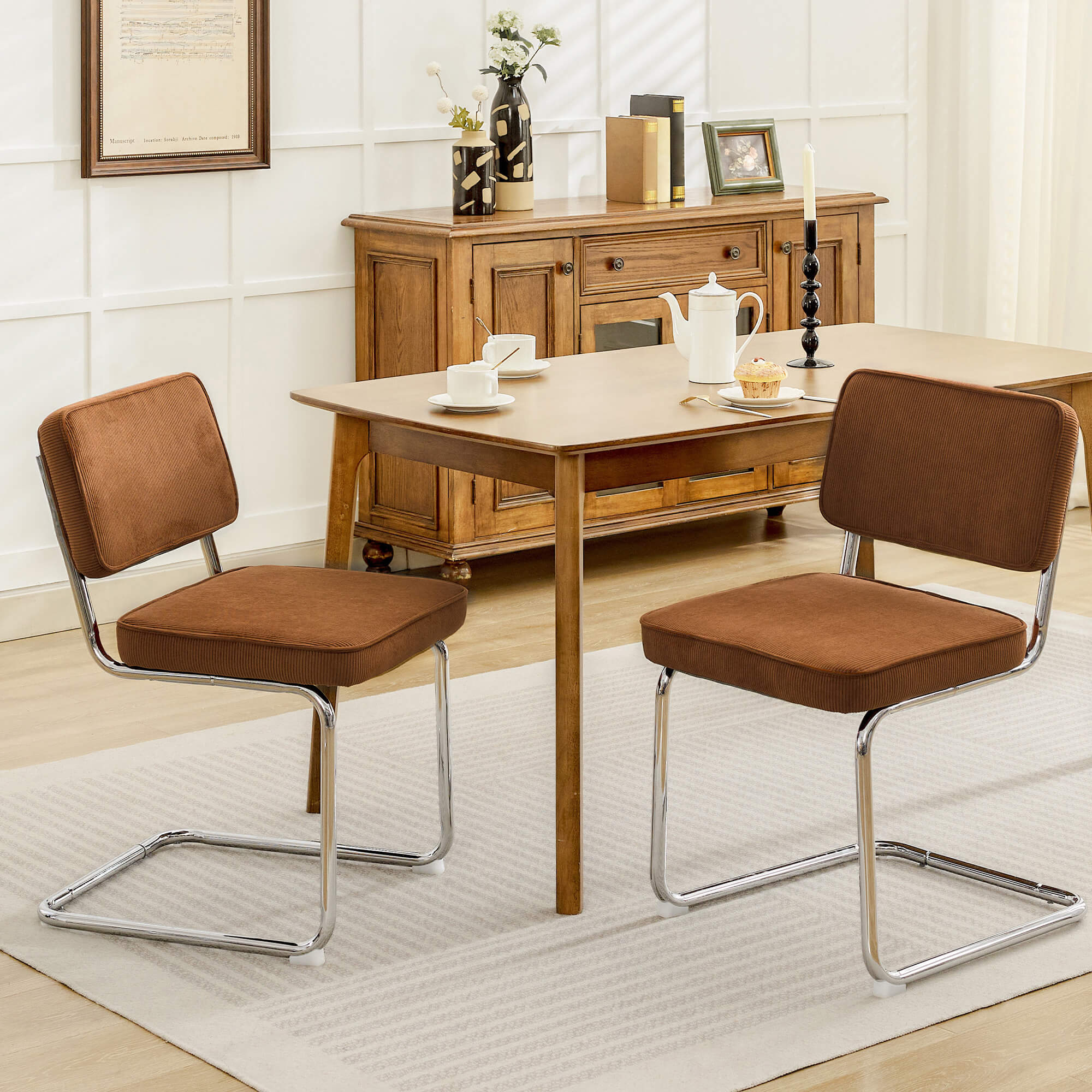 Modern Dining Chairs Set of 2 - Image 7