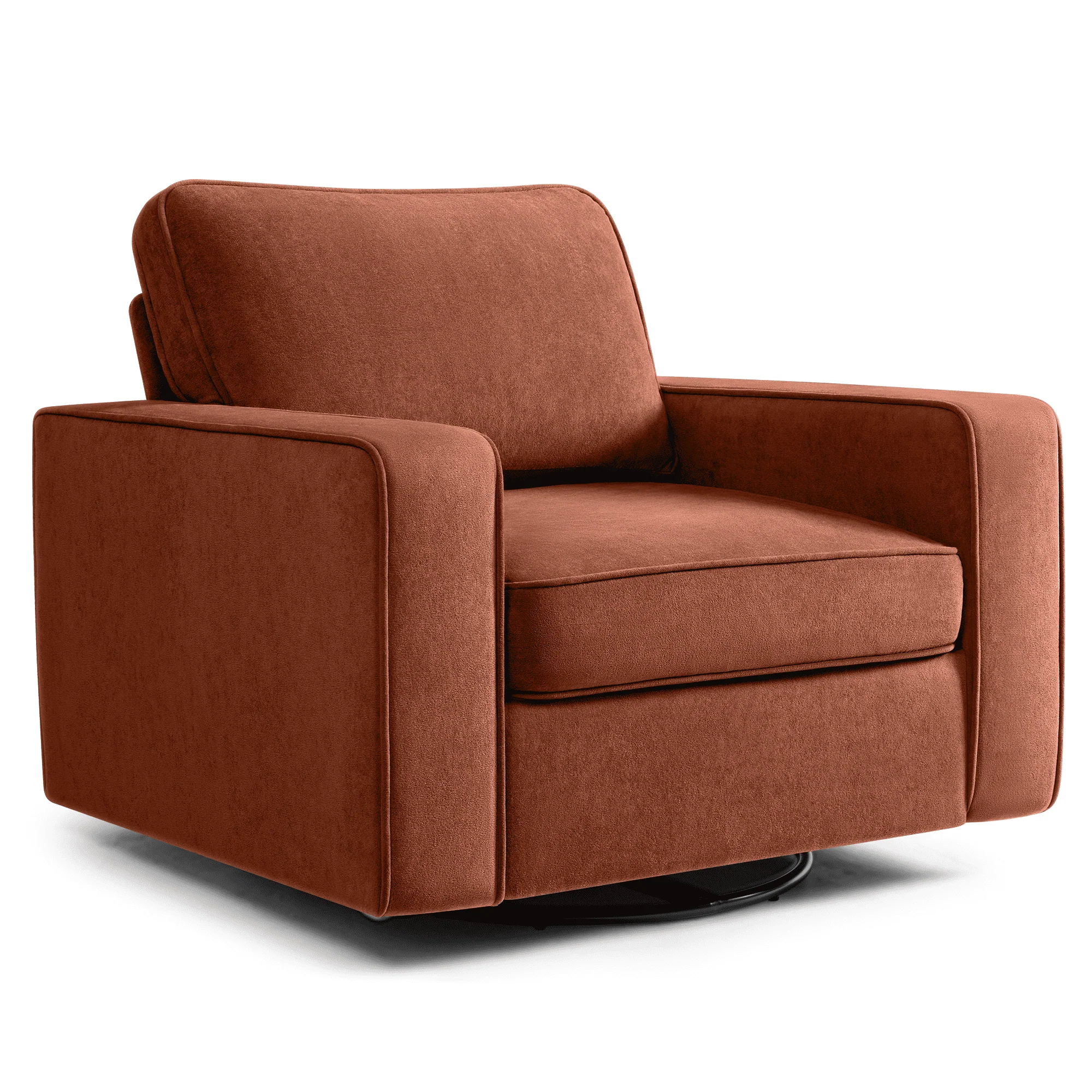 Modern Swivel Rotating Barrel Sofa Chair - Image 16