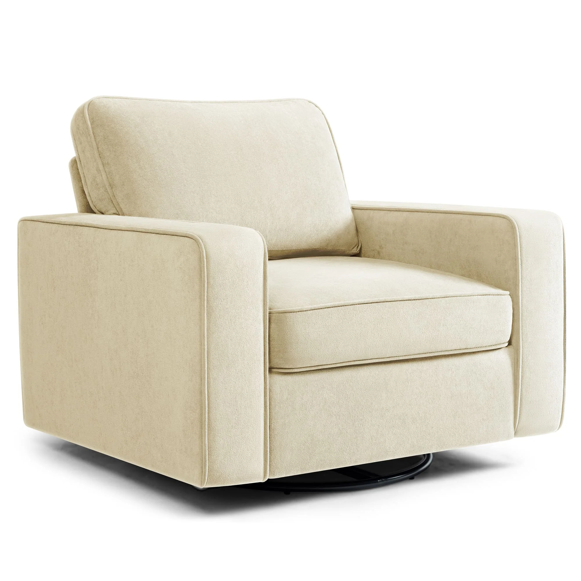 Modern Swivel Rotating Barrel Sofa Chair - Image 18