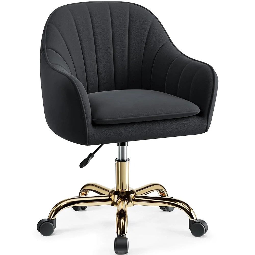 Modern Vanity Chair with Adjustable Height and Comfy Back Support - Image 10