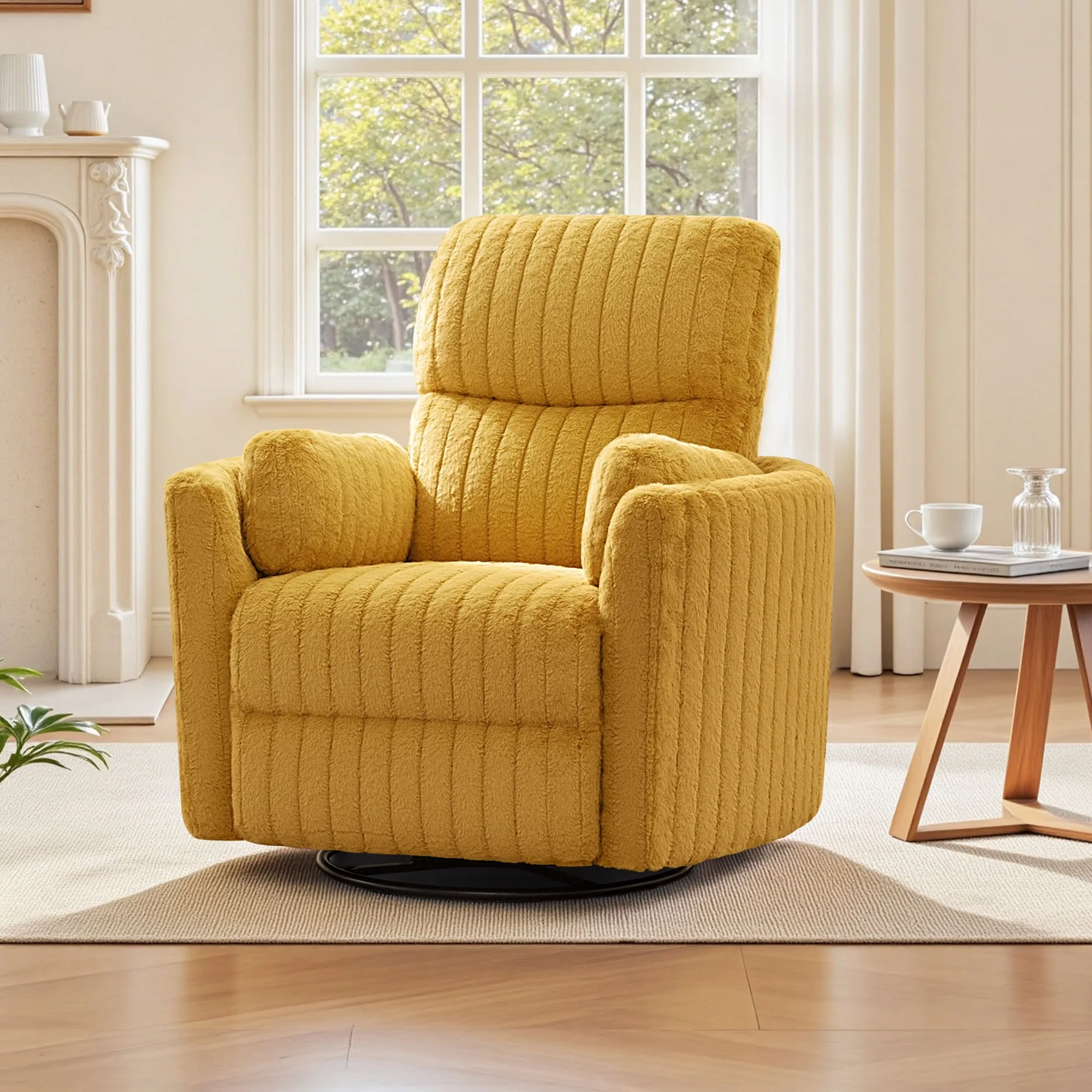 Nursery Power Glider Recliner Chair with USB Ports and Footrest - Image 5