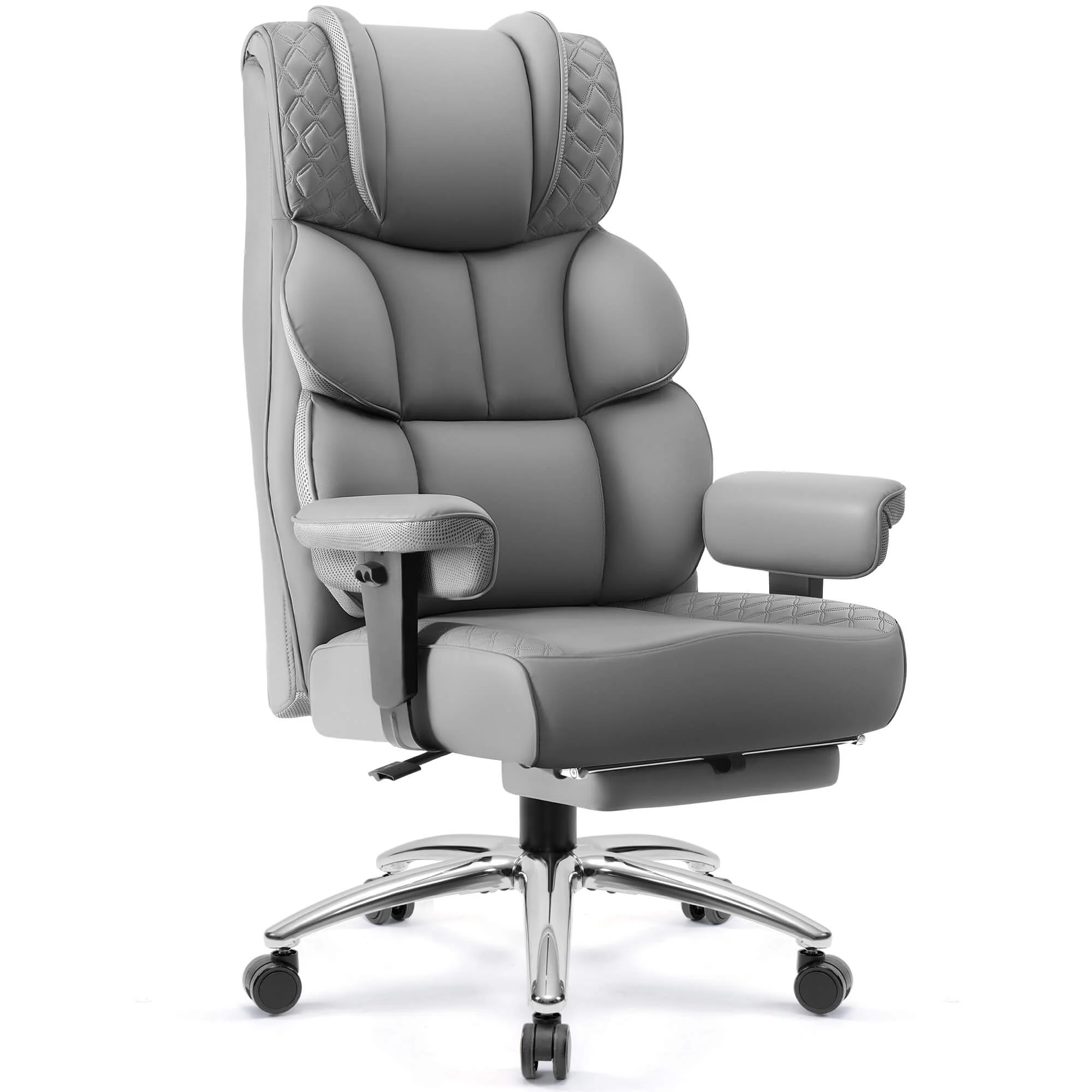 Widened Big and Tall Leather Executive Back Support Office Chair 309 - Image 16
