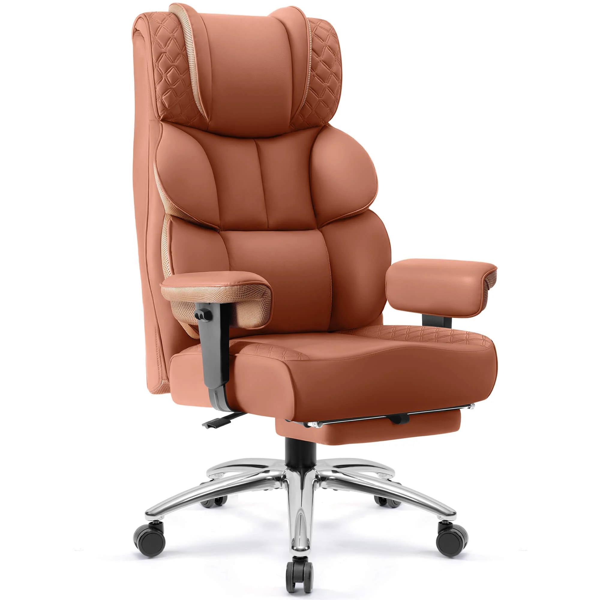 Widened Big and Tall Leather Executive Back Support Office Chair 309 - Image 21