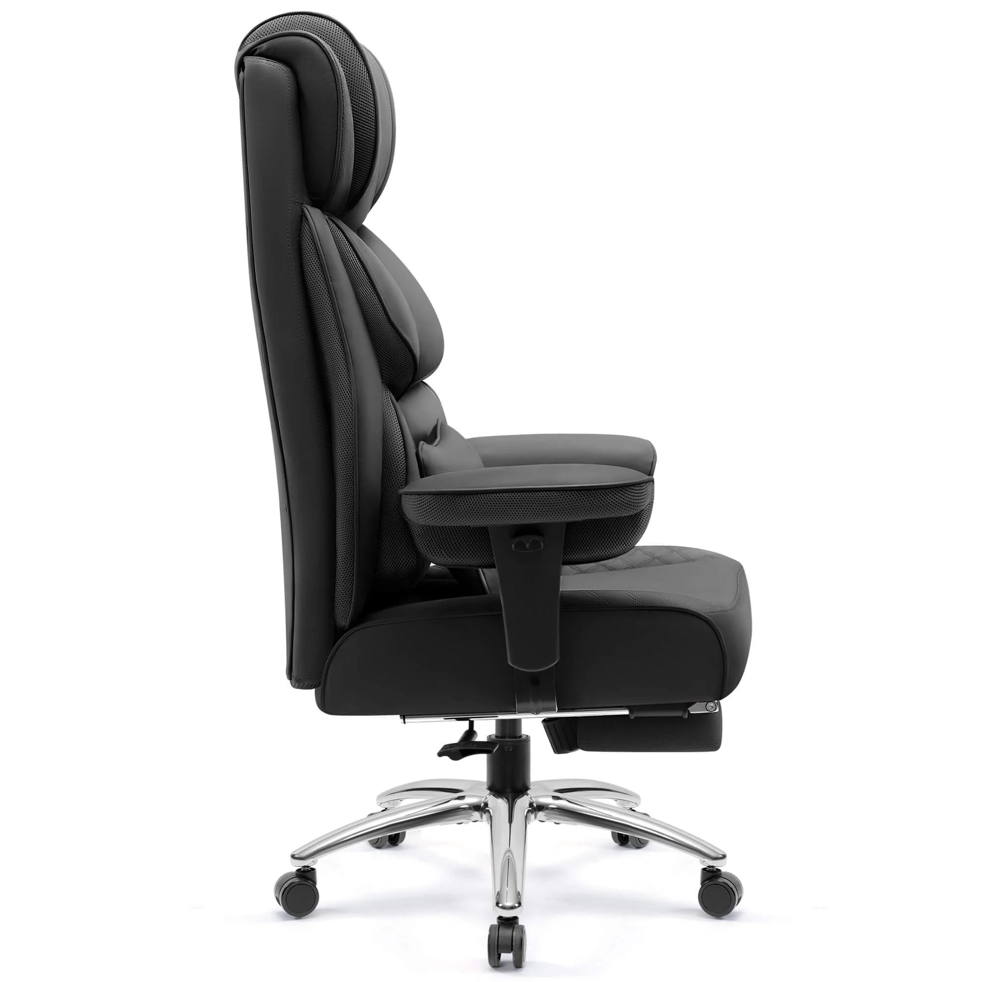 Widened Big and Tall Leather Executive Back Support Office Chair 309 - Image 5