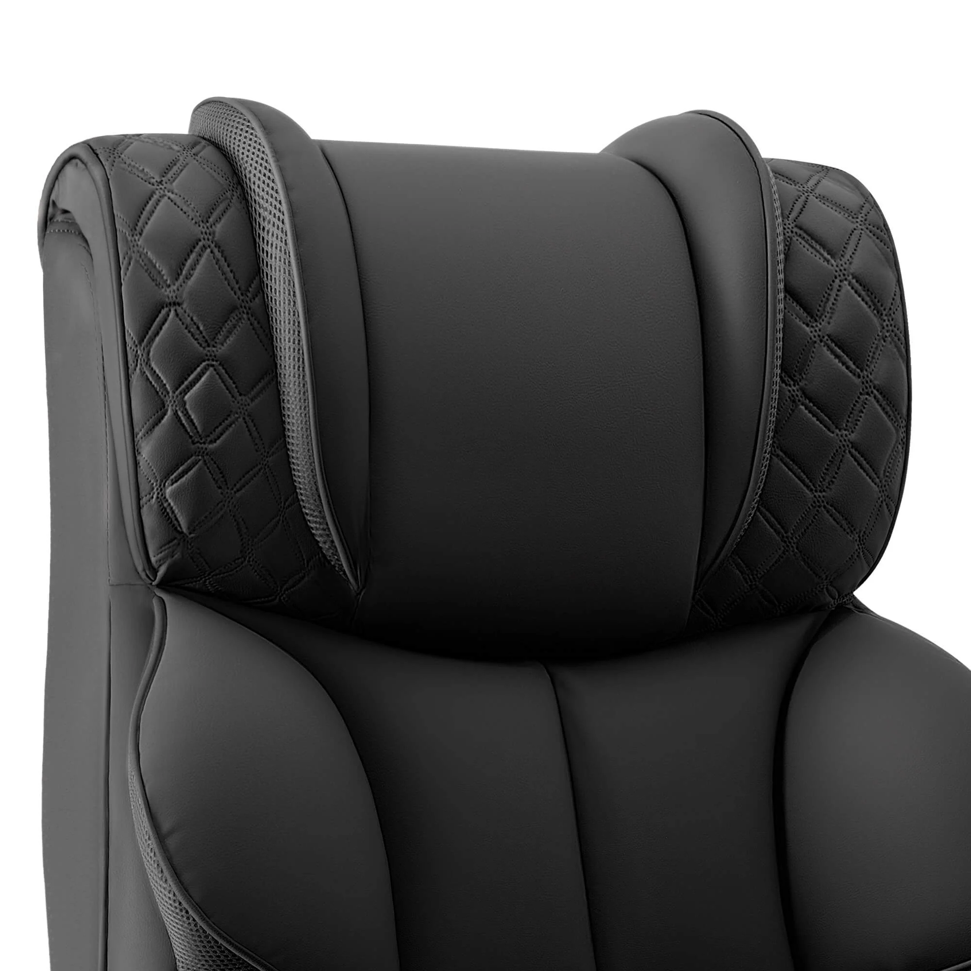 Widened Big and Tall Leather Executive Back Support Office Chair 309 - Image 7