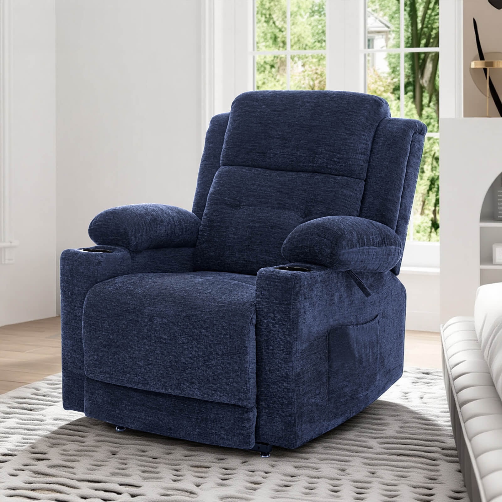 Zero Gravity Infinite Position Power Lift Recliner Chair W/ Massage and Heating - Image 10