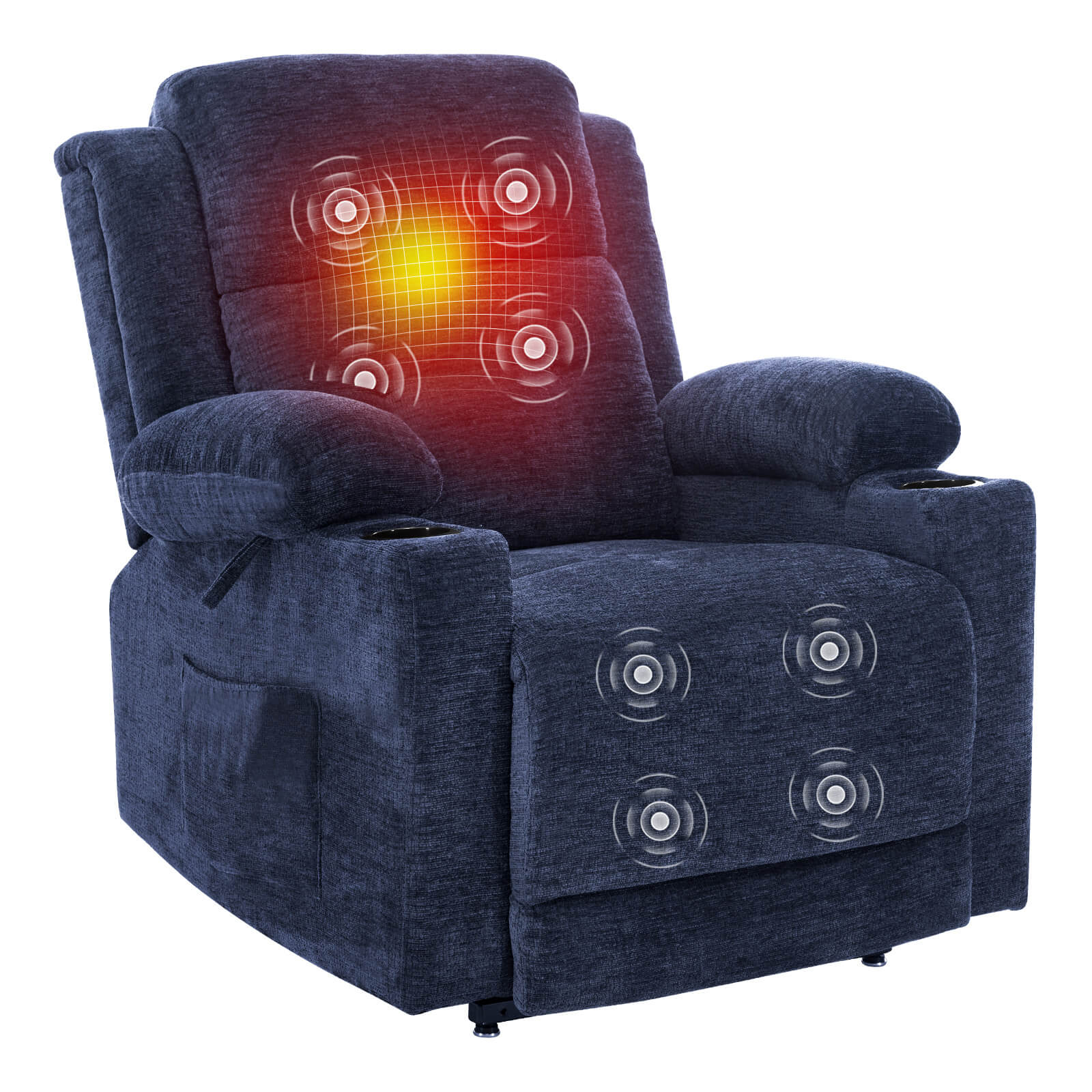 Zero Gravity Infinite Position Power Lift Recliner Chair W/ Massage and Heating - Image 23